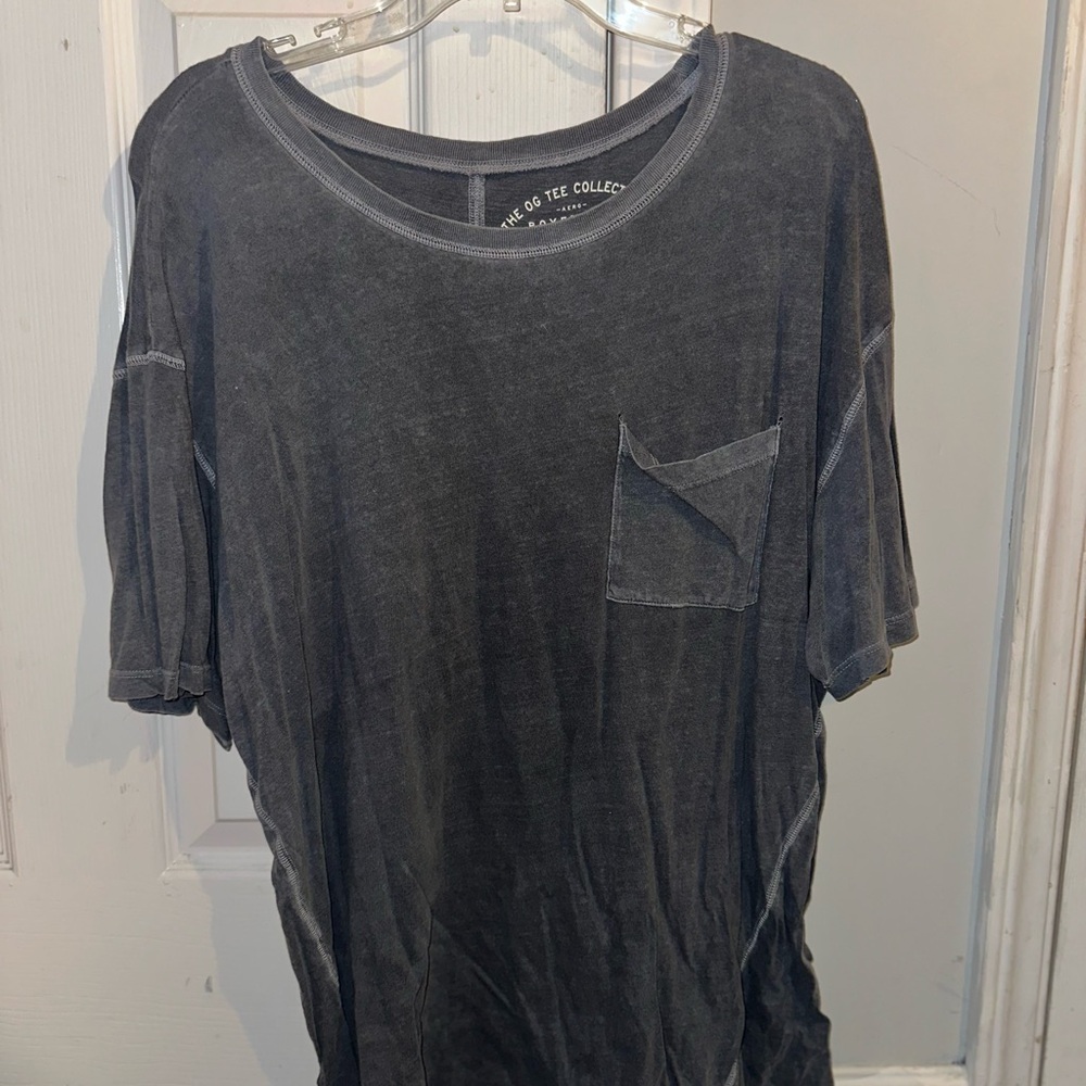Tea Collection Gray Short Sleeve Tee